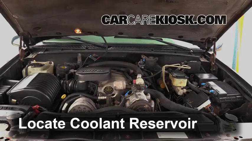 1999 Chevrolet K3500 LS 7.4L V8 Crew Cab Pickup (4 Door) Coolant (Antifreeze)